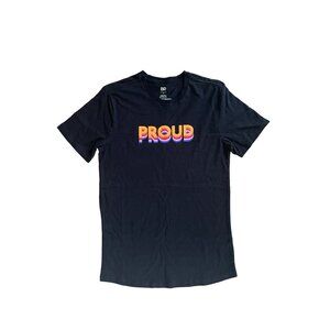 BP Mens T-shirt Short Sleeves in Black Size S